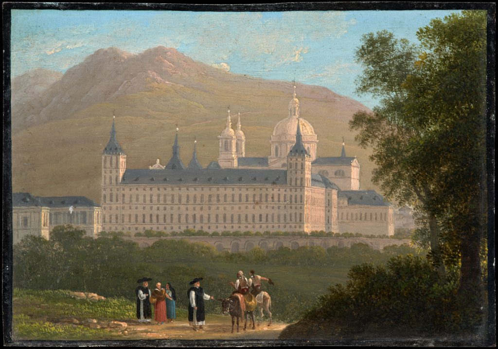 Giuseppe Canella (1788 &ndash; 1847) Vista del Monasterio de San Lorenzo de El Escorial