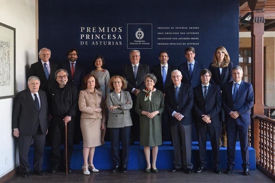 Irene Cano como miembro del jurado de los premios Princesa de Asturias