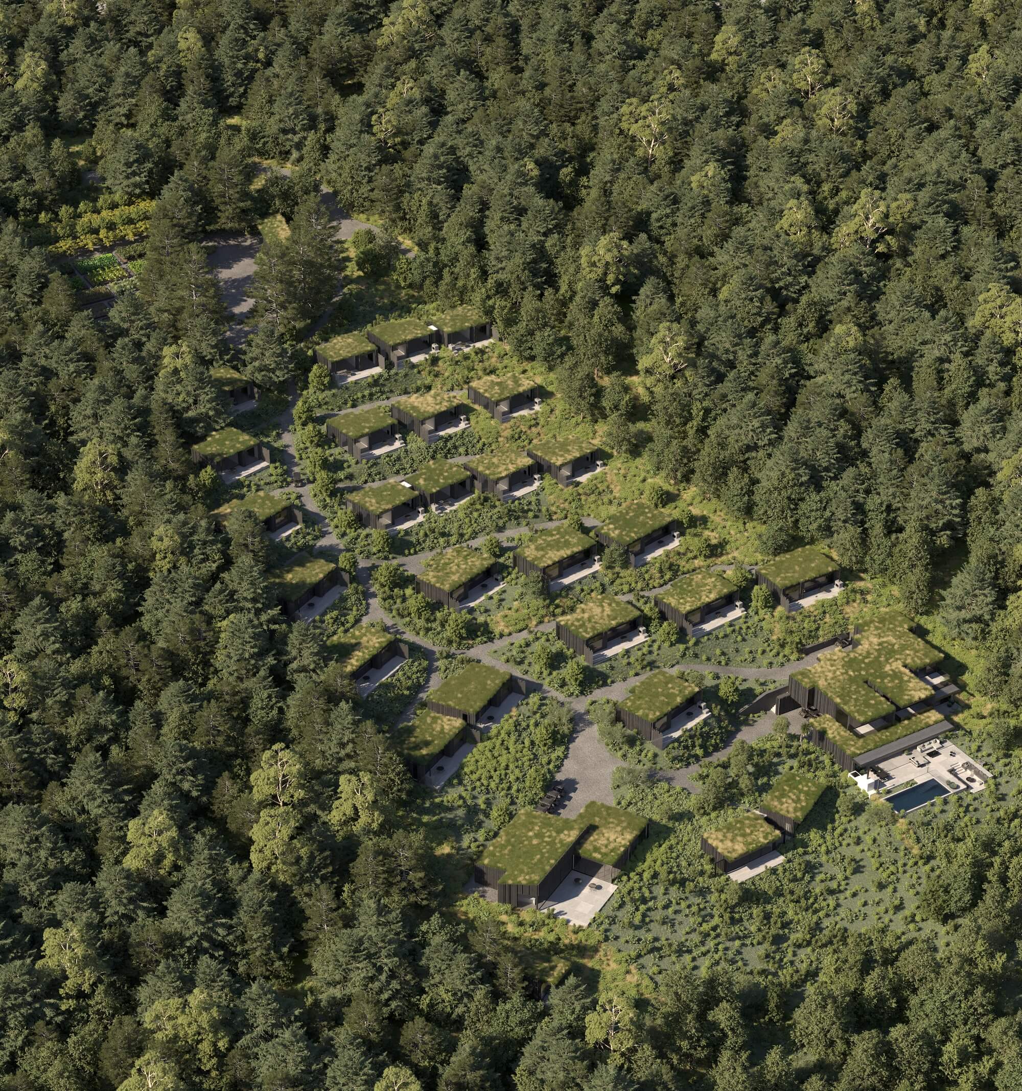 villa de lujo sostenible