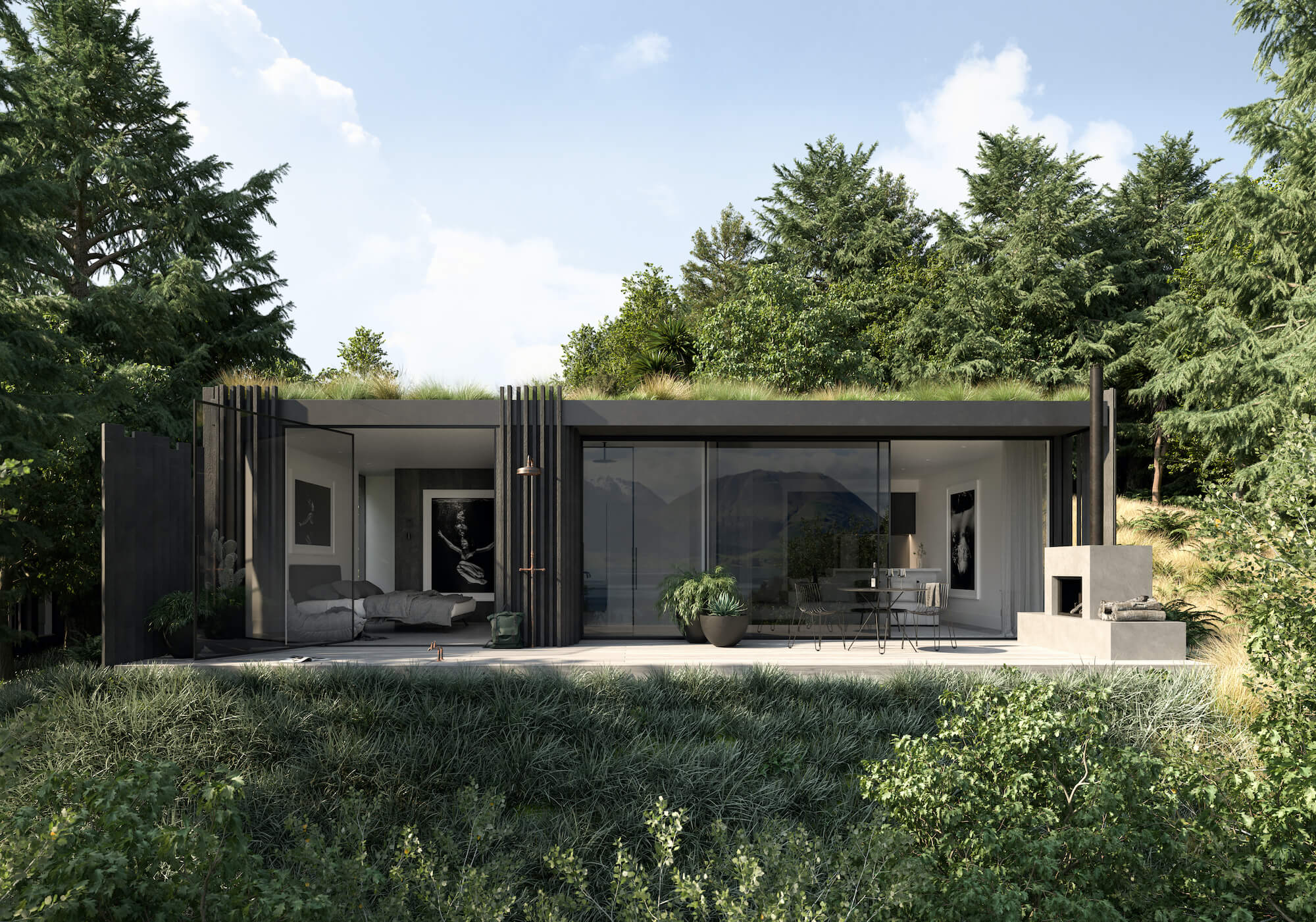 villa de lujo sostenible