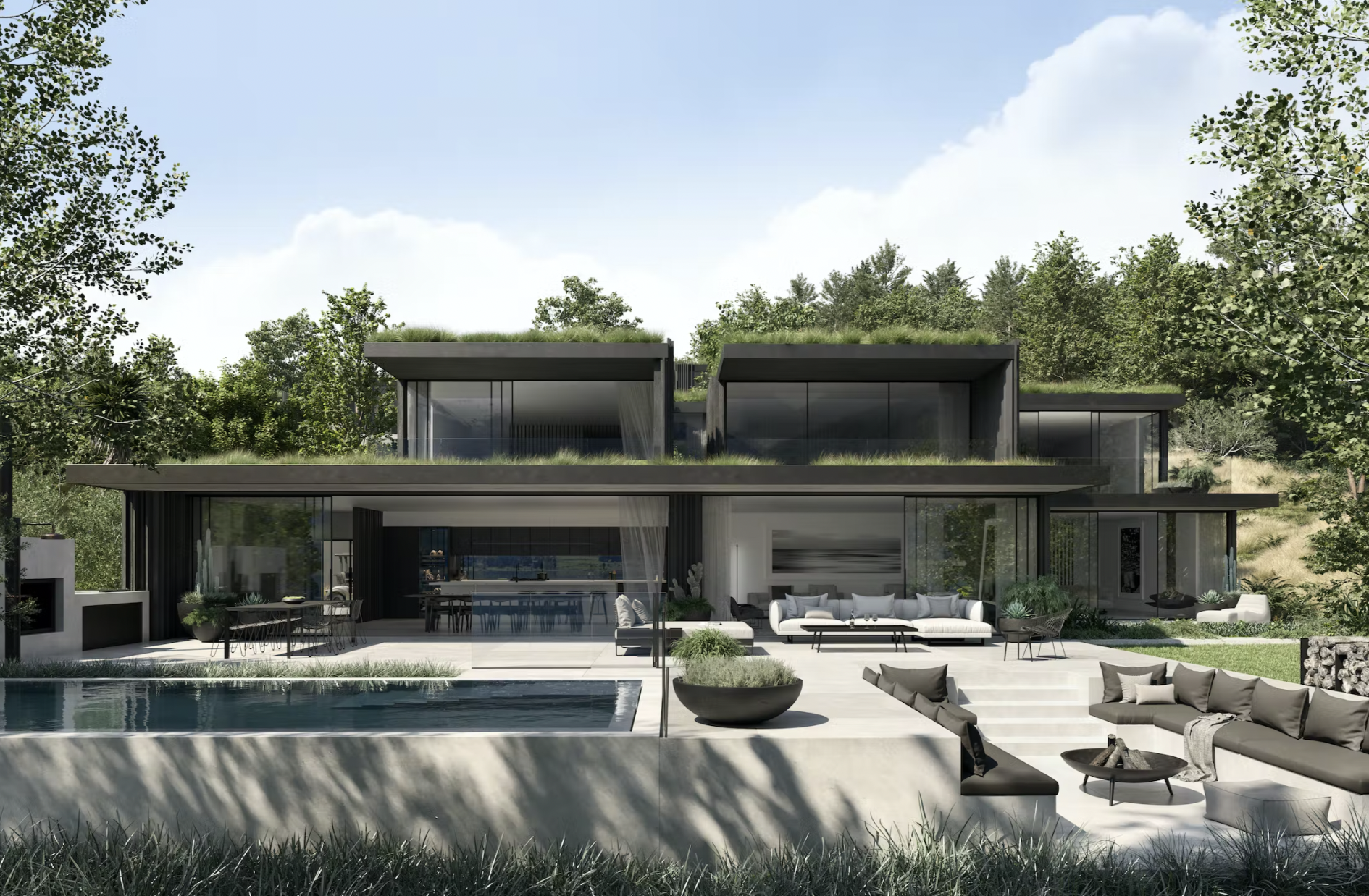 villa de lujo sostenible