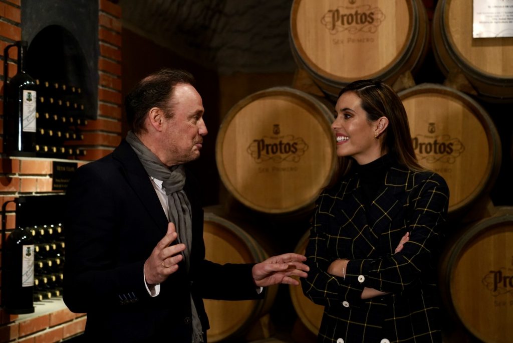 Ona Carbonell y el Director de Protos , Carlos Villar