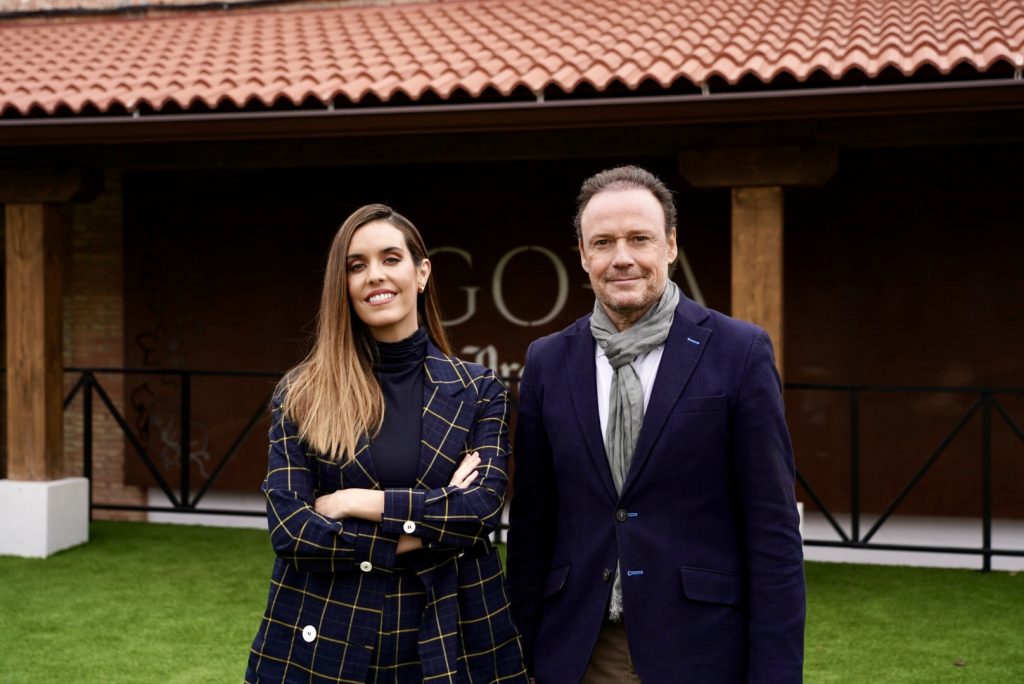 Ona Carbonell y el Director de Protos , Carlos Villar