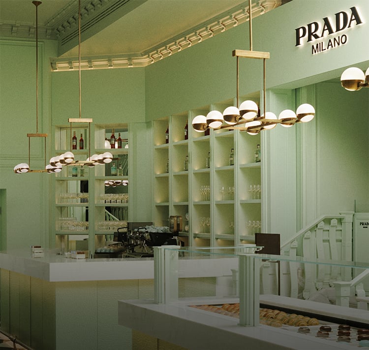Prada Caffè en Harrods