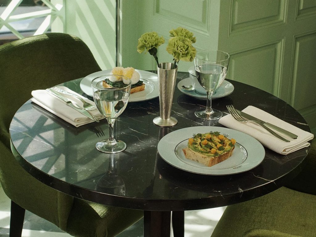 Selección culinaria, Prada Caffè en Harrods