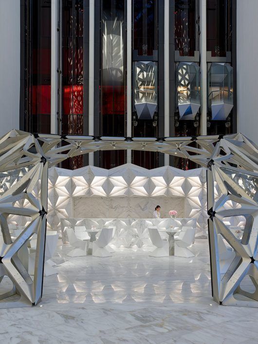 Interior Edificio Hotel Morpheus Macao