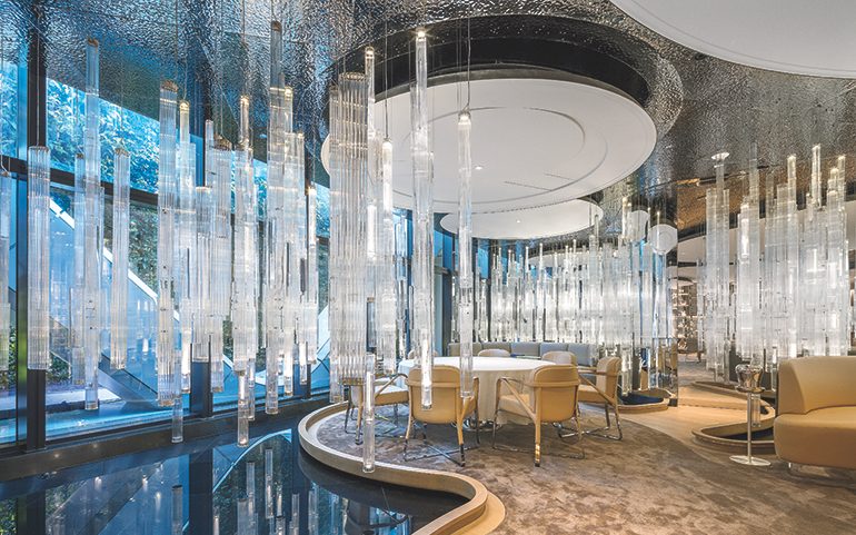 Interior Edificio Hotel Morpheus Macao