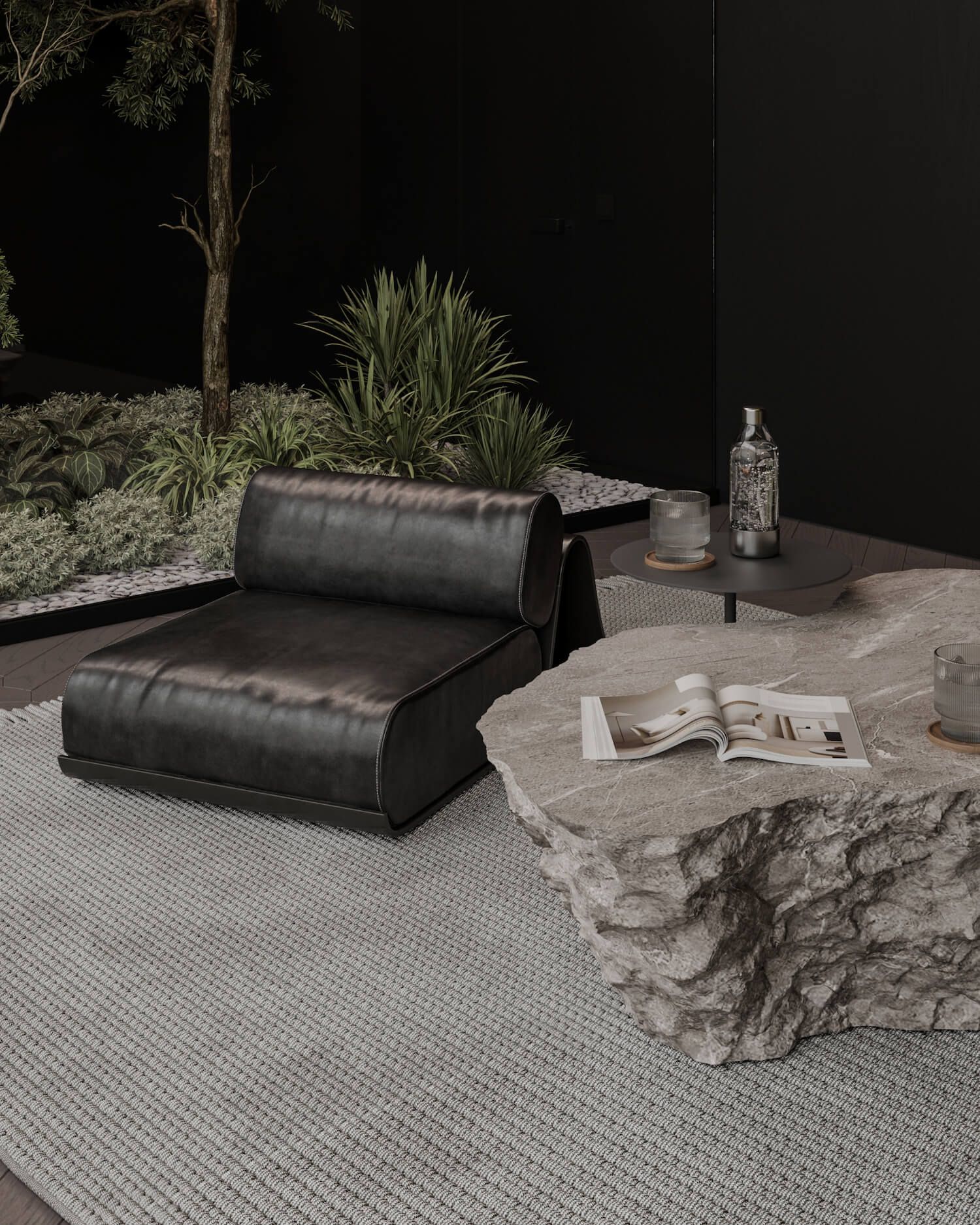 decoraci&oacute;n negro