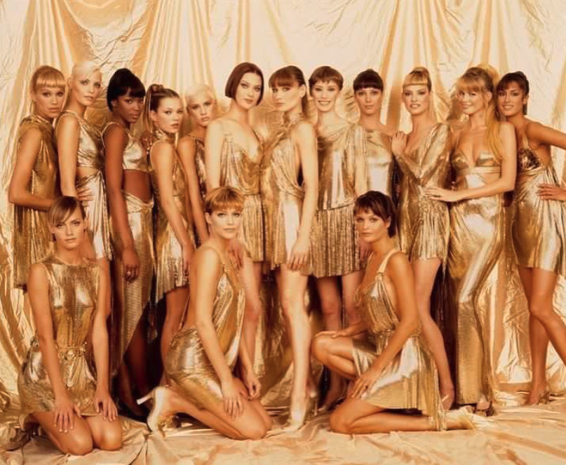 Emma, Nadja, Naomi, Kate, Eve, Shalom ,Carla, Olga, Christy, Linda, Claudia , Yasmeen, Amber, Tricia & Helena