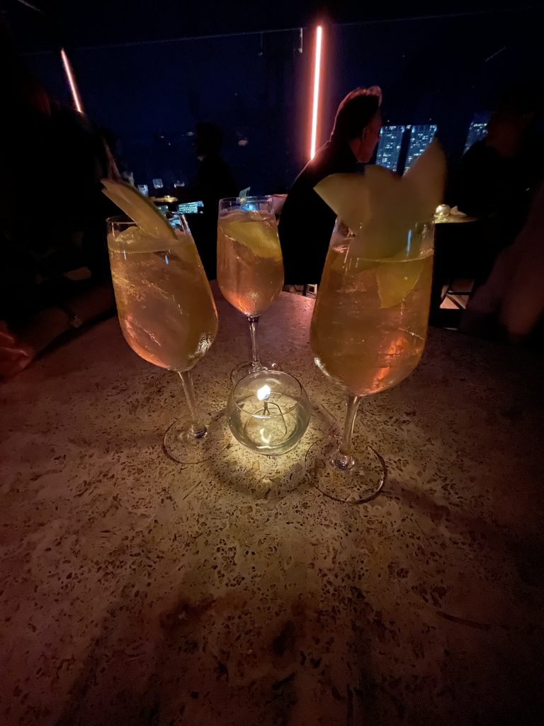 Bebidas en Trade Sky Bar en Buenos Aires
