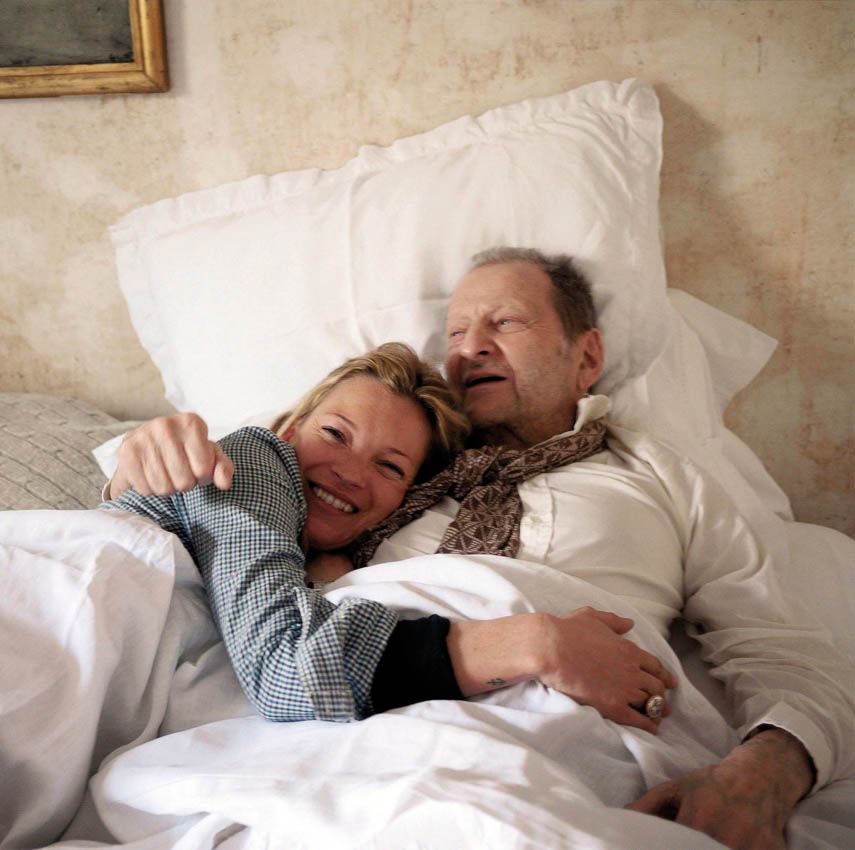Kate Moss y Lucian Freud