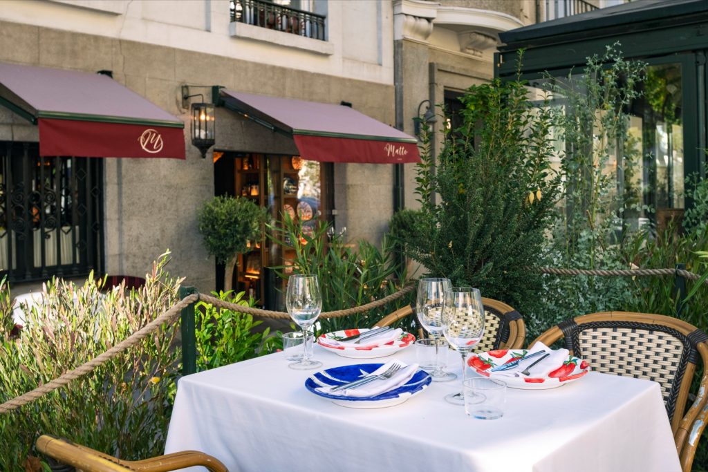 Terraza de verano de Matto Madrid