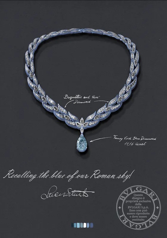 Diamante azul