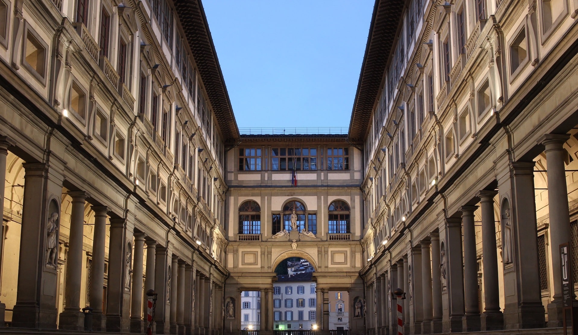 Galer&iacute;a de los Uffizi, Florencia, Italia