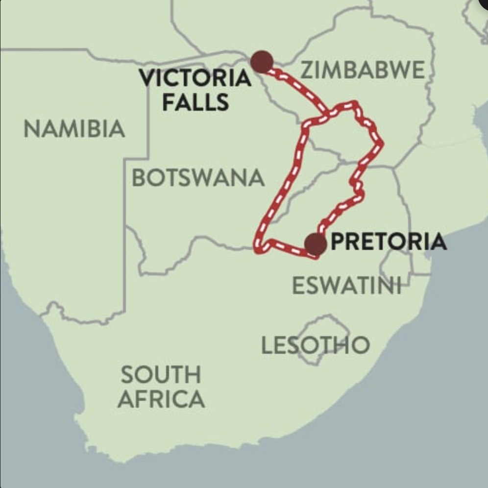 Viaje en tren continente africano