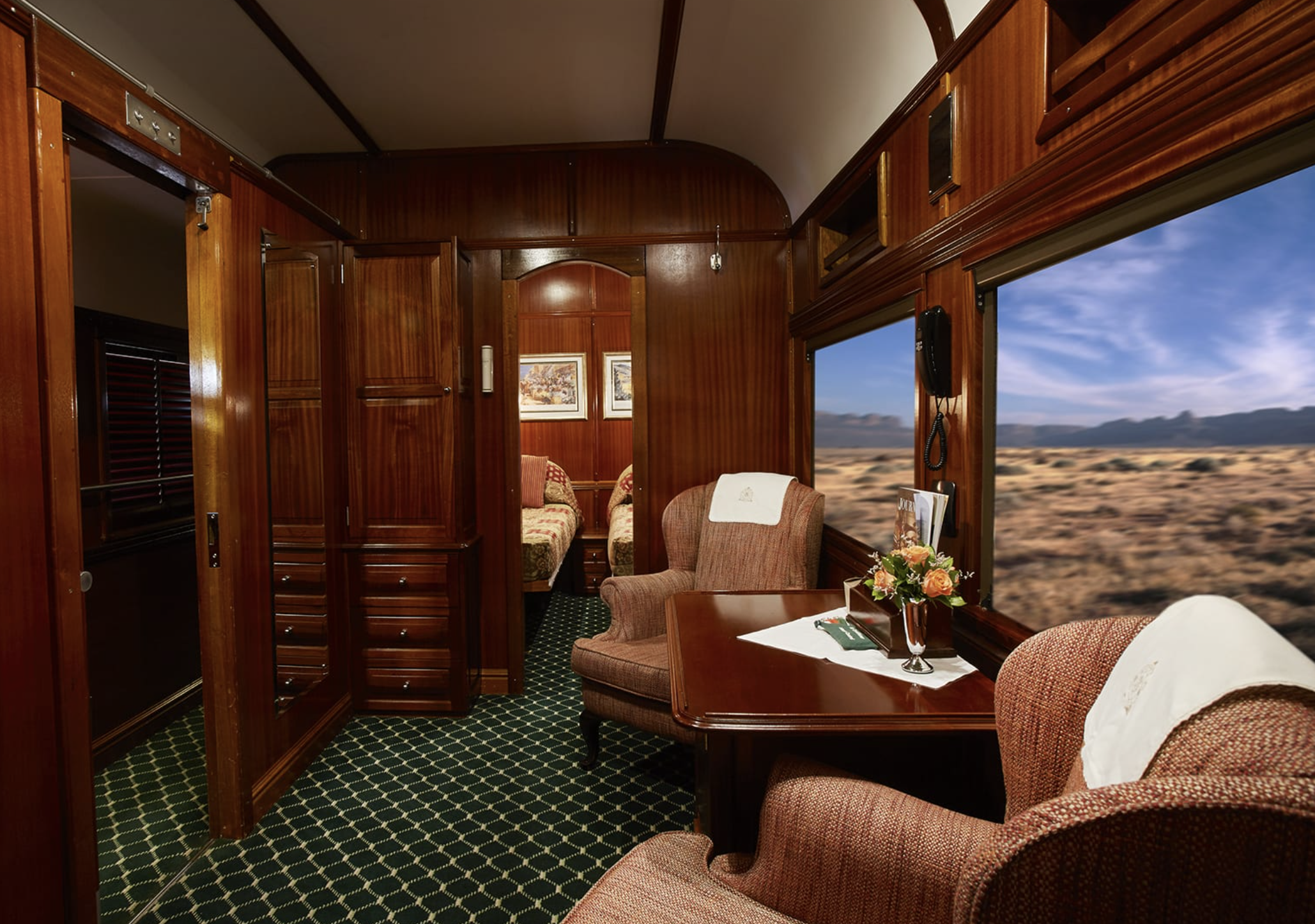 Viaje en tren continente africano