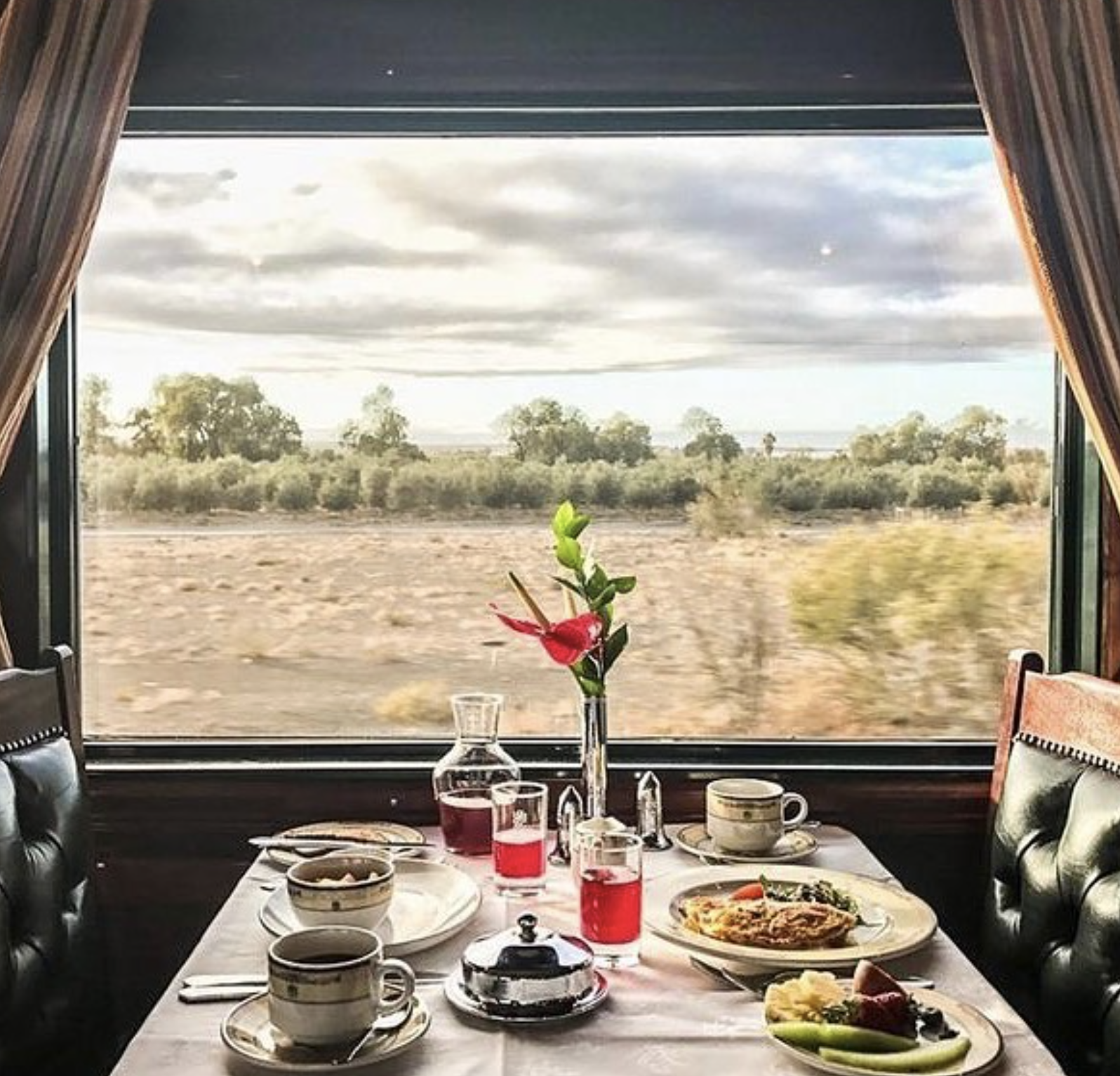 Viaje en tren continente africano