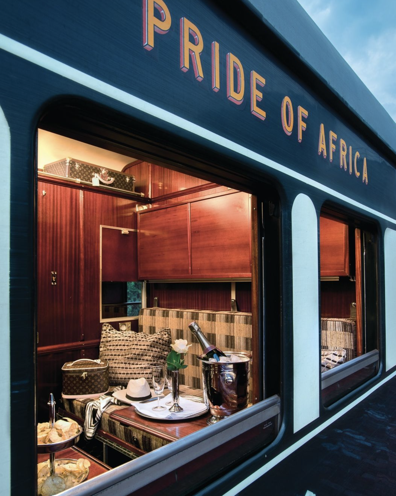Viaje en tren continente africano