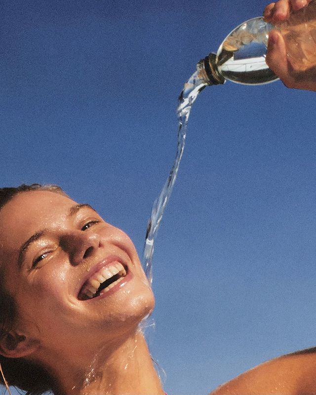 Beber agua