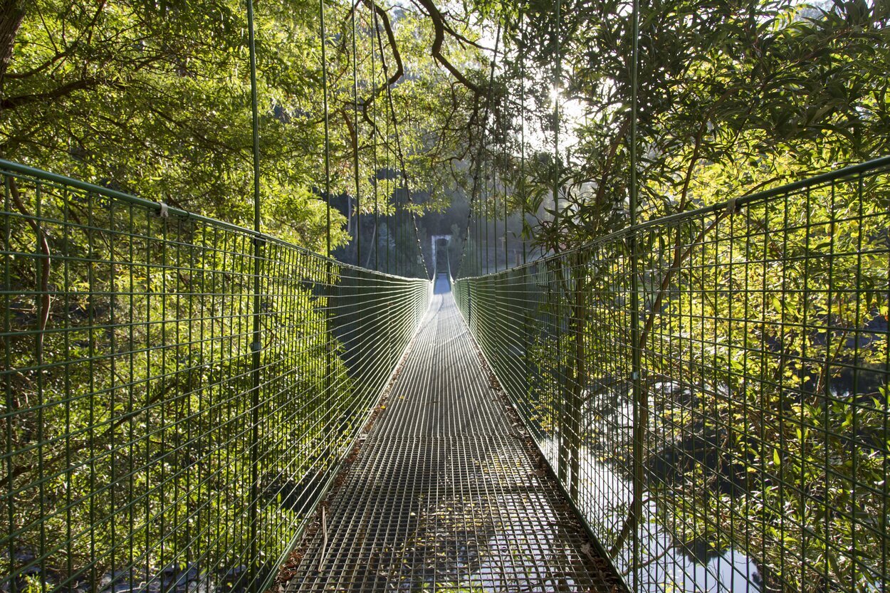 Puente colgante Do Tambre