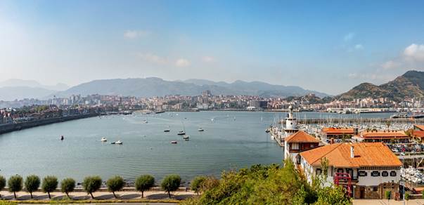 Vistas a la ría desde Hotel Palacio Arriluce