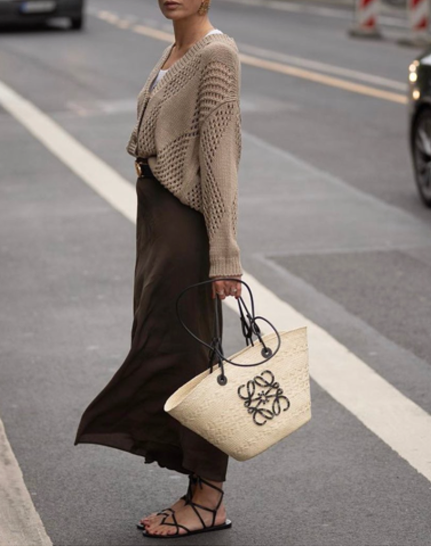Bolso de rafia