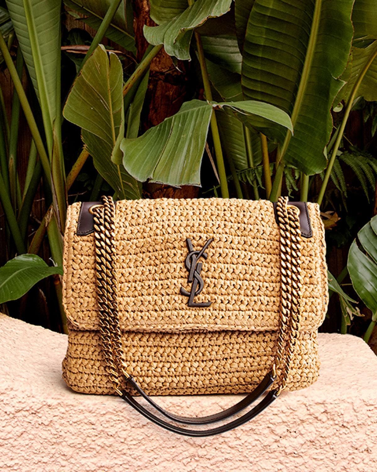 Bolso de rafia