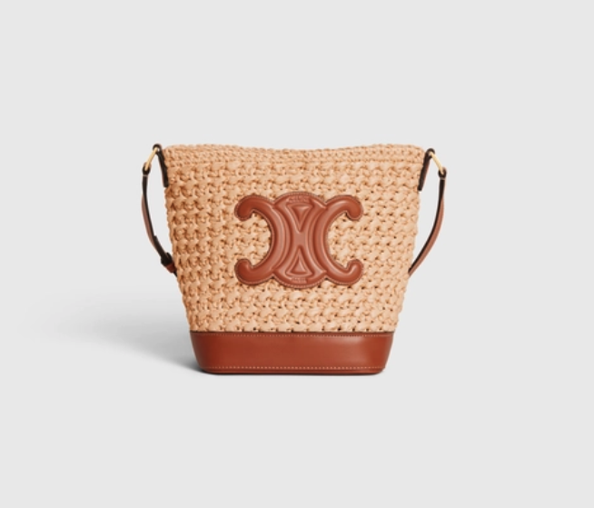 bolso de rafia de Celine