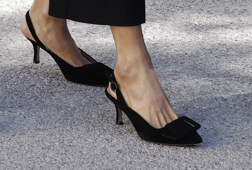 La Reina Letizia con tacones de Isabel Abd&oacute;