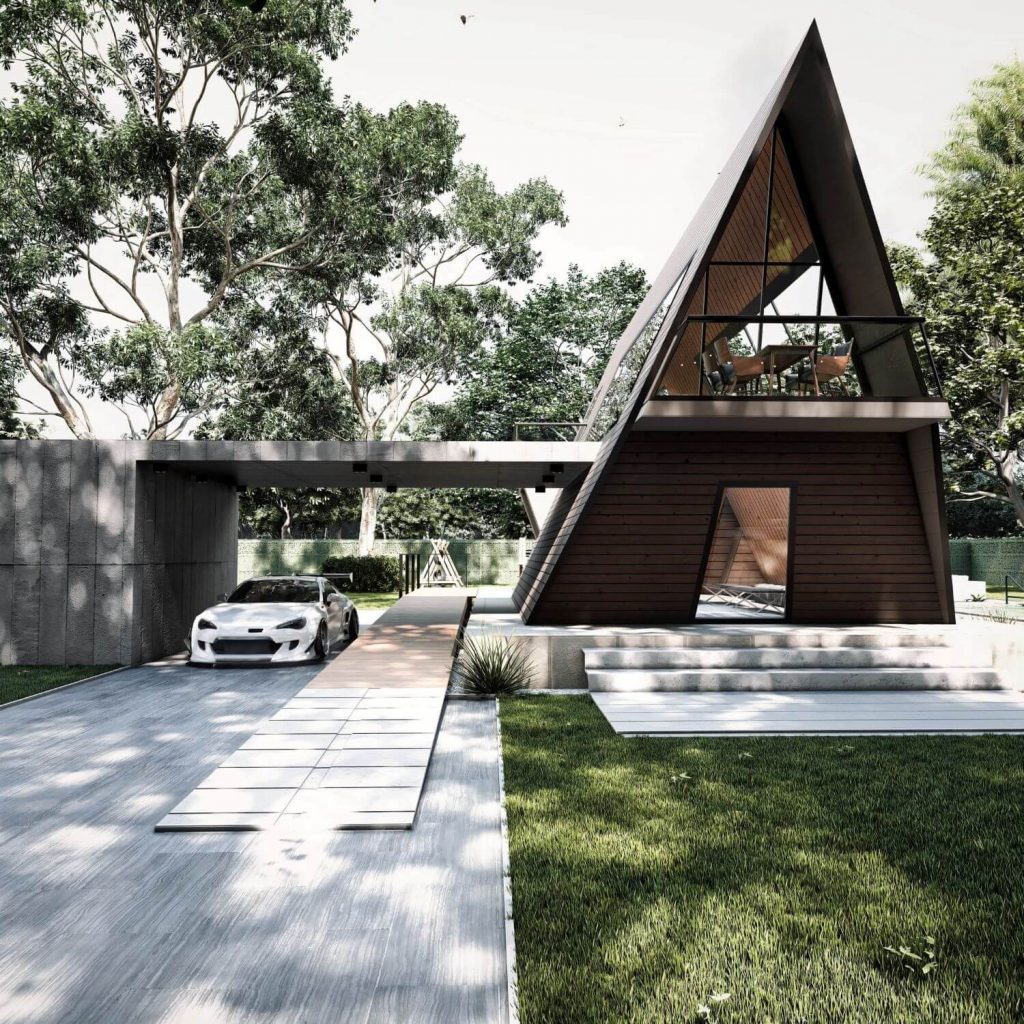 Una casa en forma de vela na&uacute;tica del iran&iacute;: Mohammad Hossein Rabbani