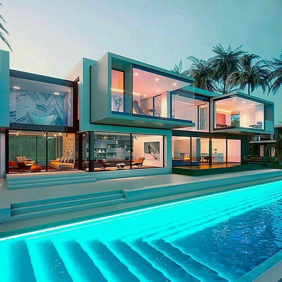 luces piscina