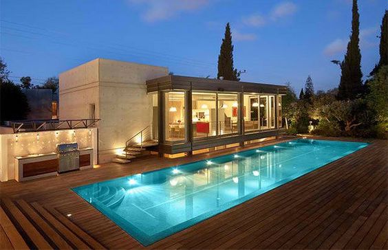 Luces piscina