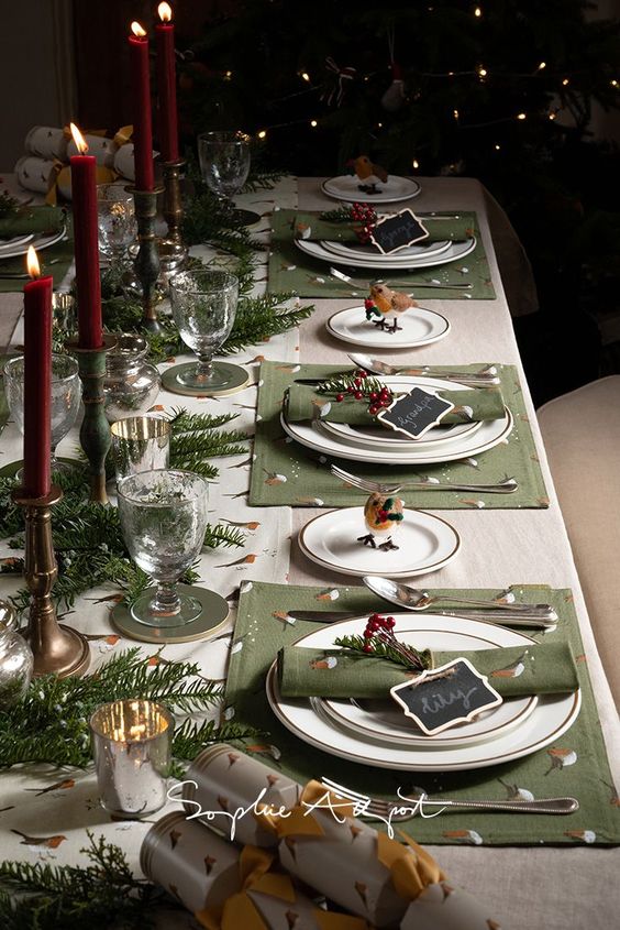 mesa navidad, decorar mesa navidad, servilletas navidad, platos navidad, decoraci&oacute;n mesa navidad, comida navidad