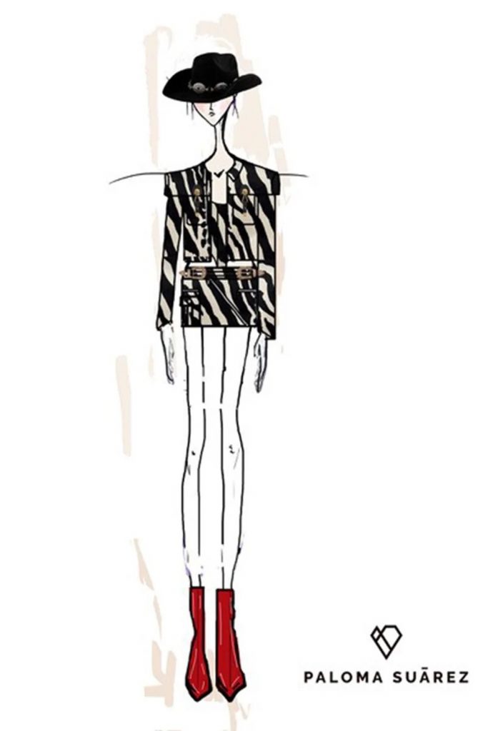 Boceto de Paloma Su&aacute;rez