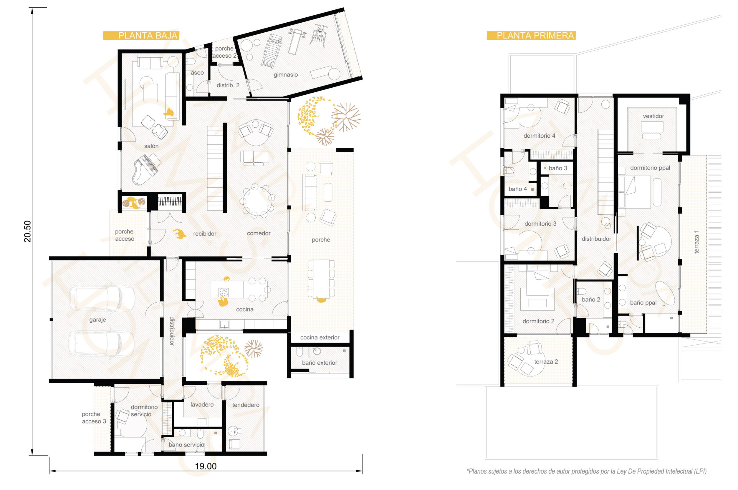 casa prefabricada plano