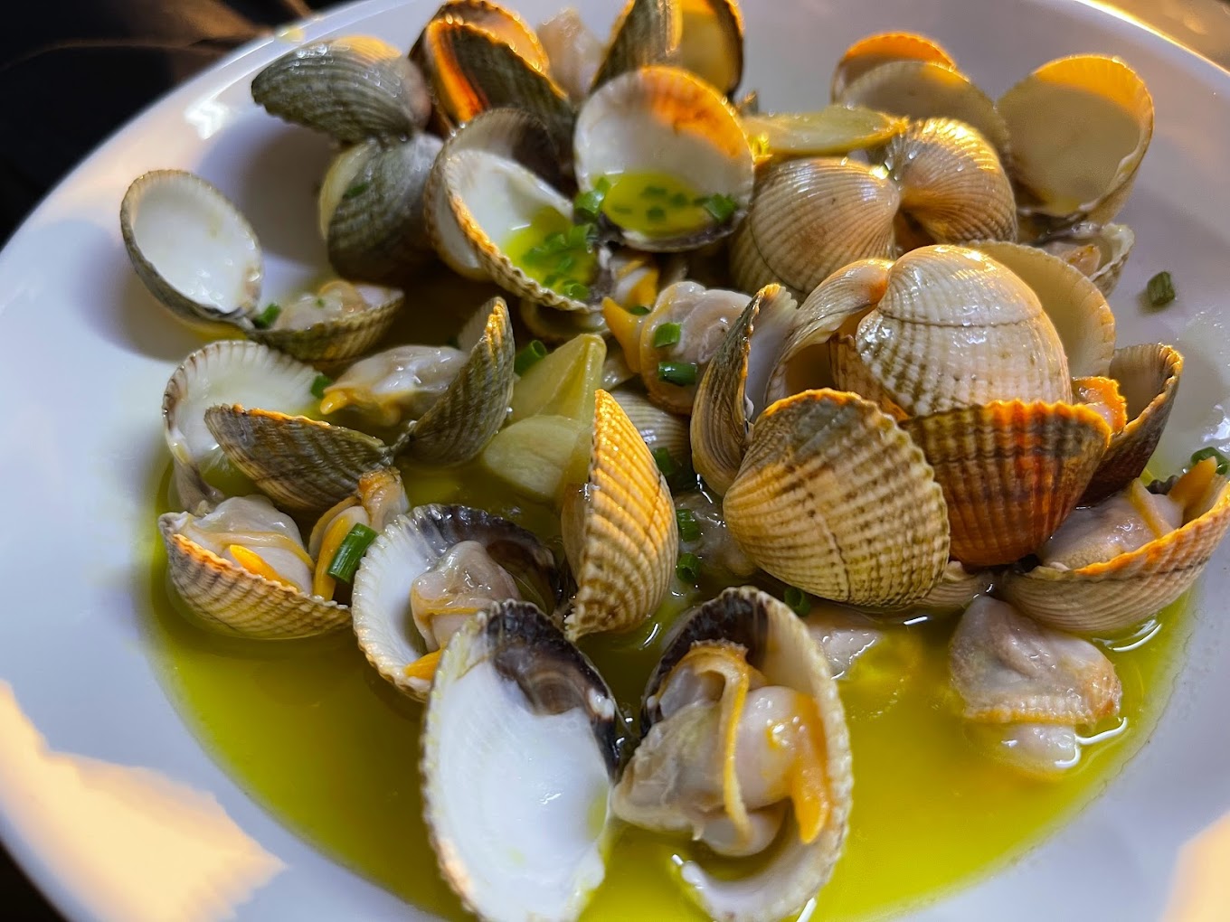Almejas en Aguatinta