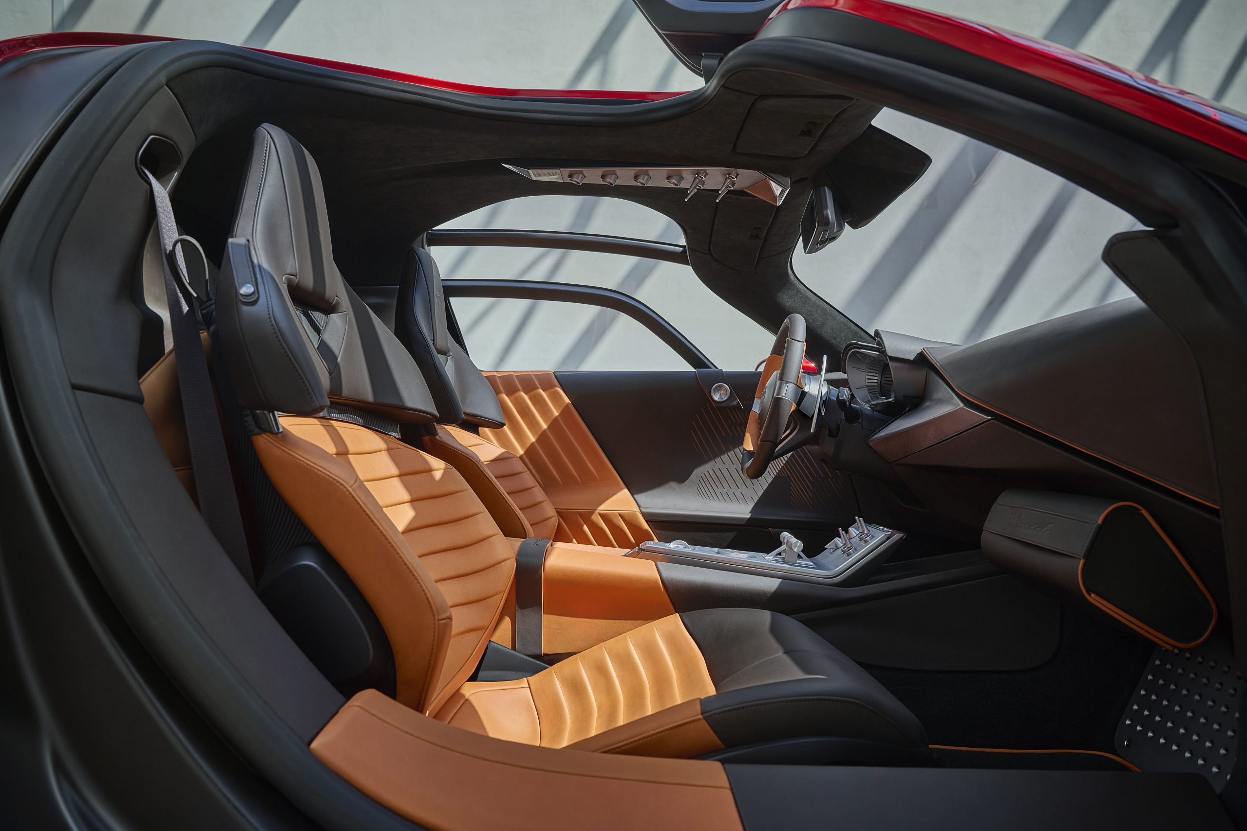 Alfa Romeo 33 Stradale dise&ntilde;o interior
