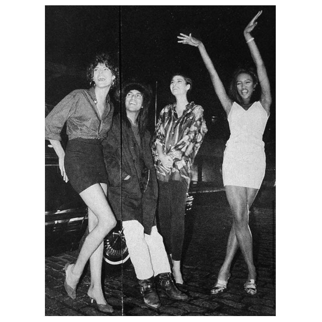 Linda Evangelista, Steven Meisel y Naomi Campbell