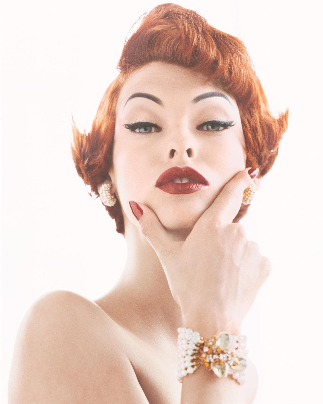 Linda Evangelista por Steven Meisel