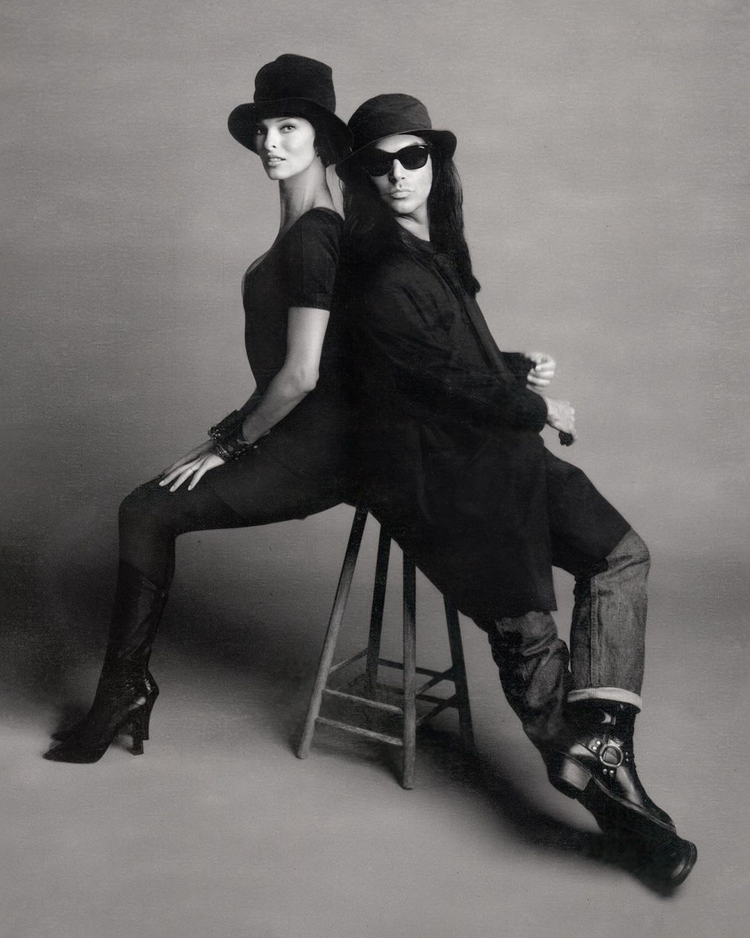 Linda Evangelista y Steven Meisel