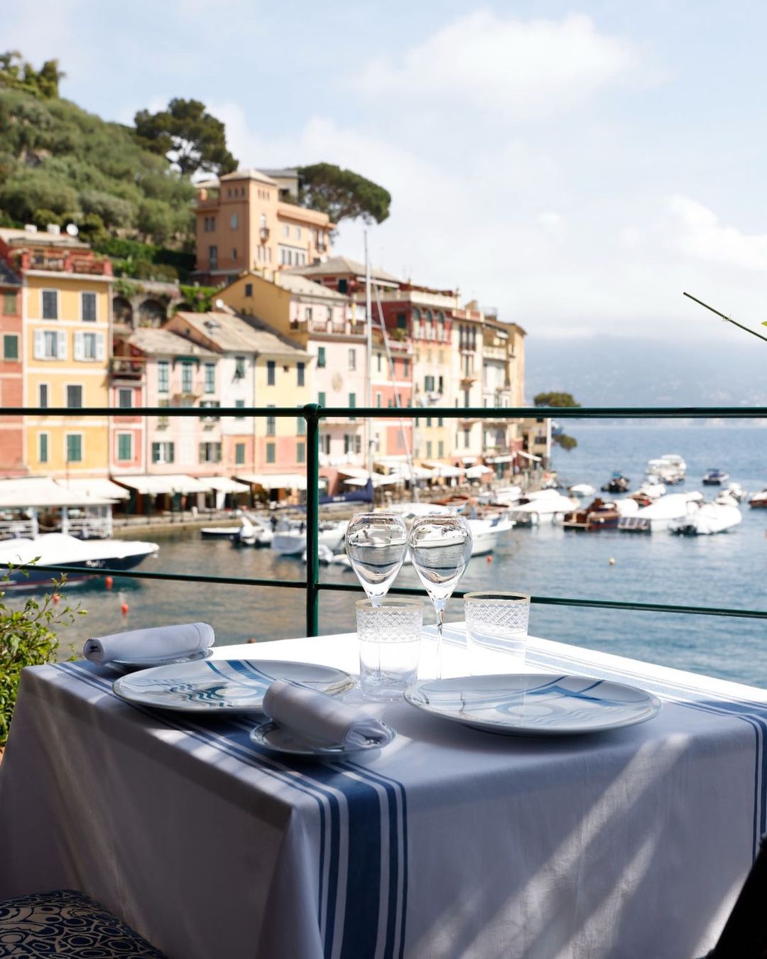 Vistas a Portofino desde Cracco