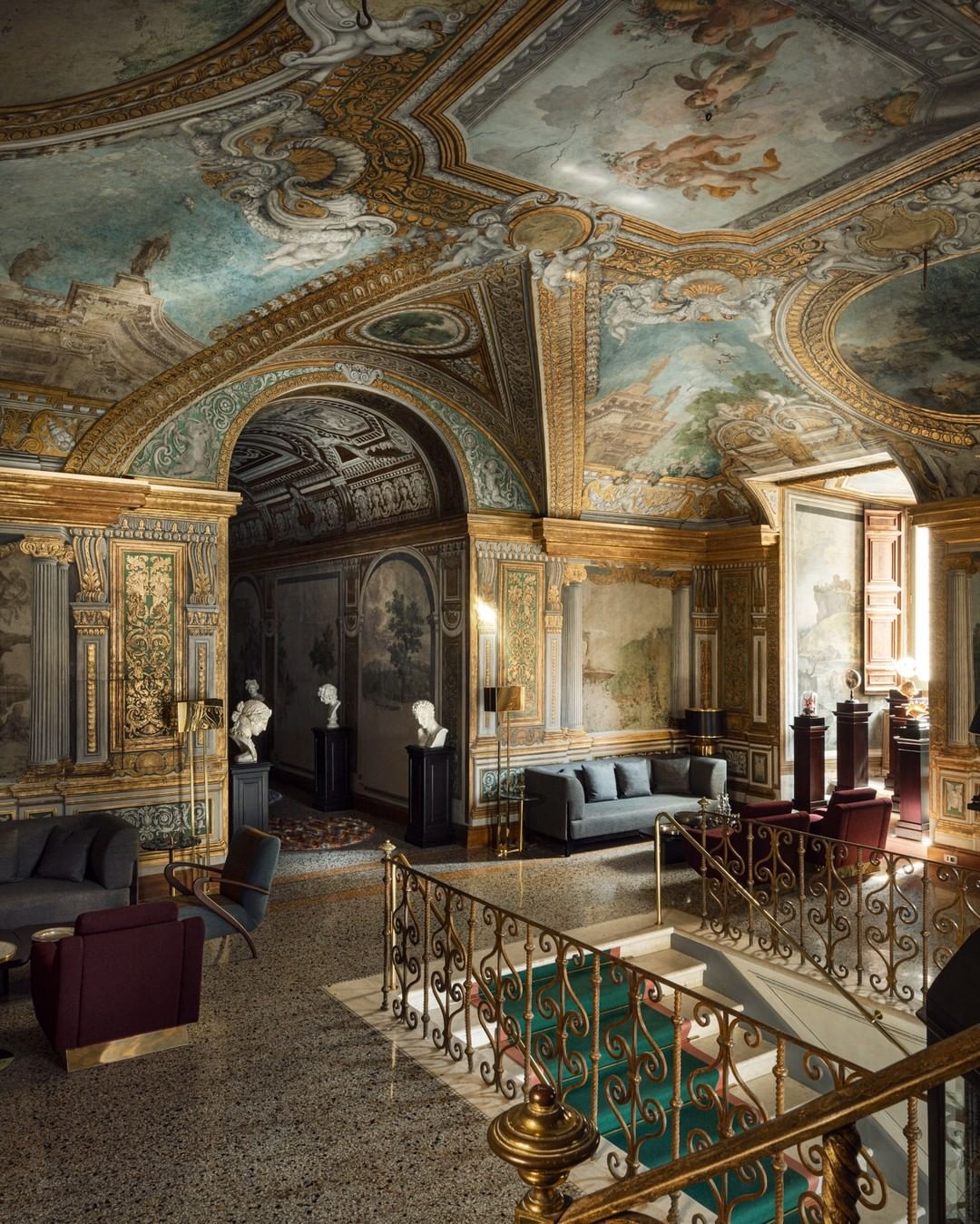 El hall del Palazzo Vil&ograve;n