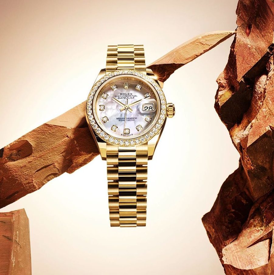 Reloj amarillo Rolex