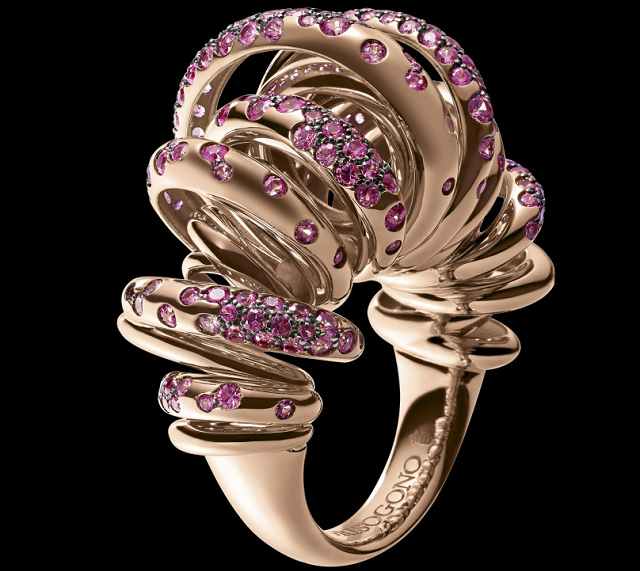 Anillo de Grisono, piedras preciosas, anillo XXL
