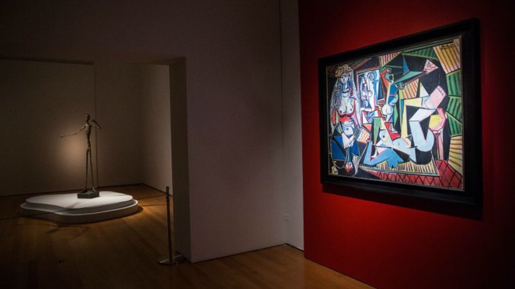 Exposici&oacute;n Les Femmes de C&acute;Alger de Pablo Picasso, Museo con Les Femmes de C&acute;Alger de Pablo Picasso
