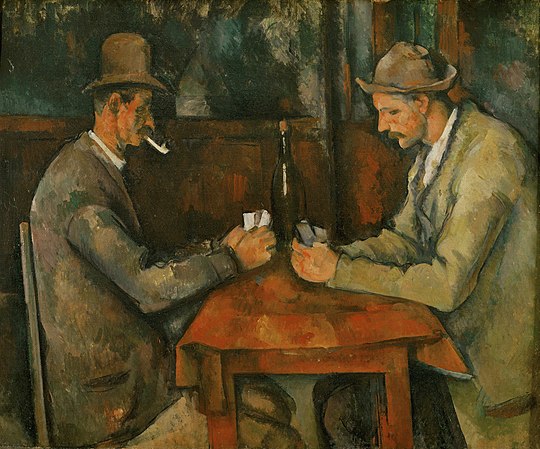 Cuadro Los jugadores de cartas de Paul C&eacute;zanne