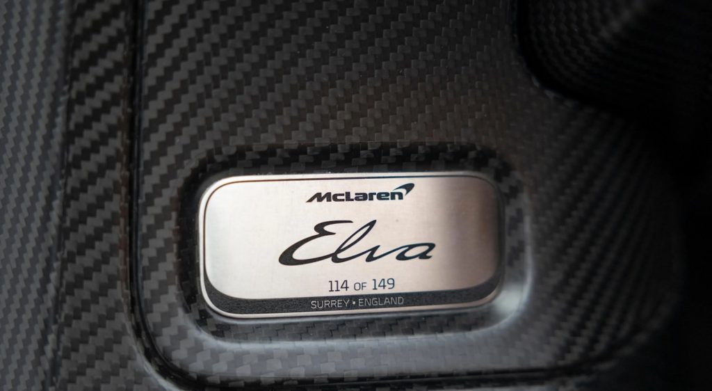McLaren Elva edici&oacute;n limitada
