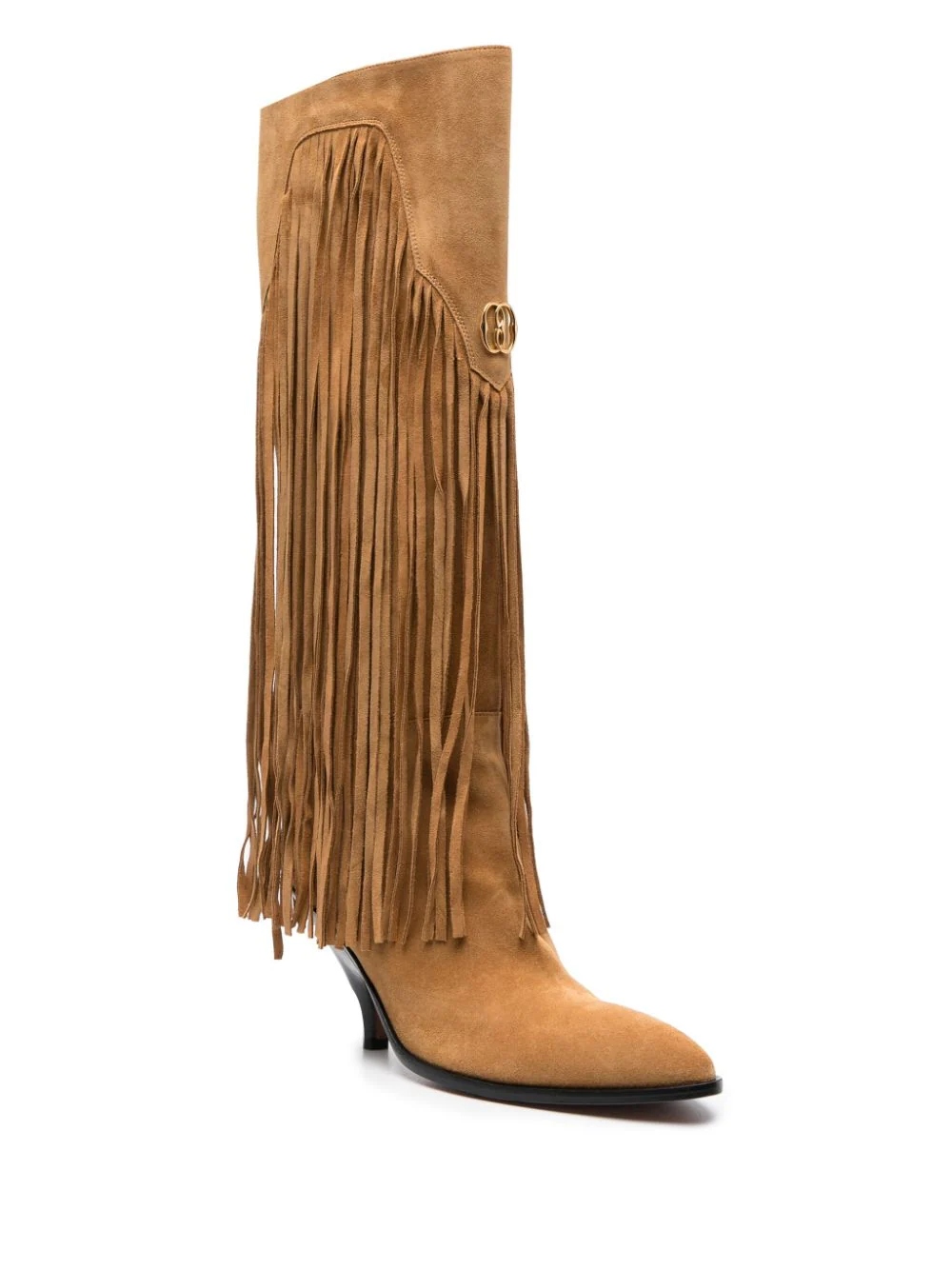 Botas altas con flecos