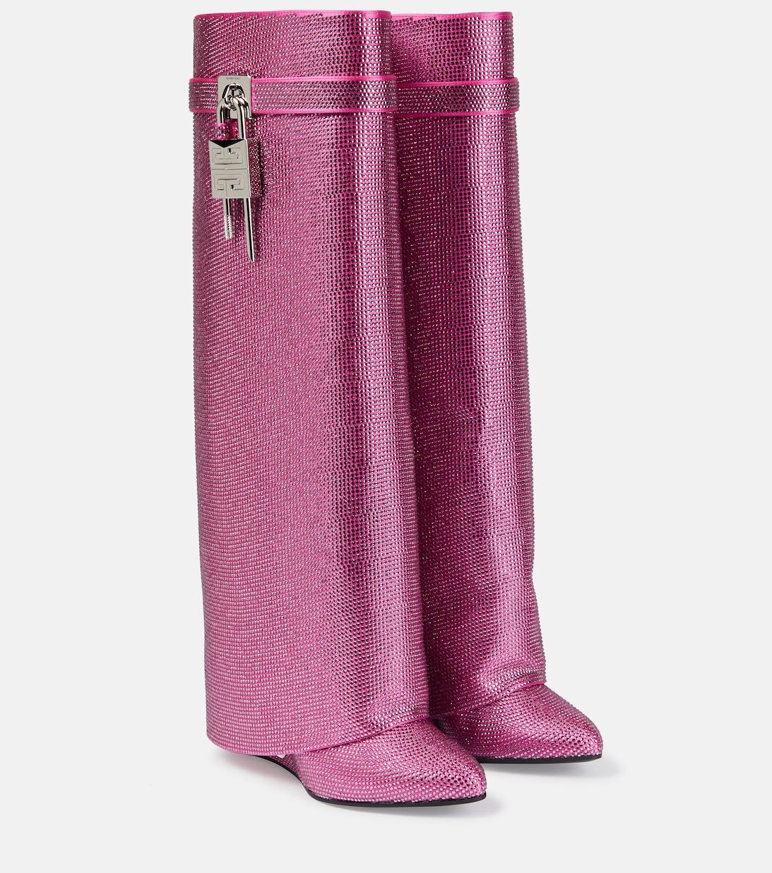 Botas rosas glitter