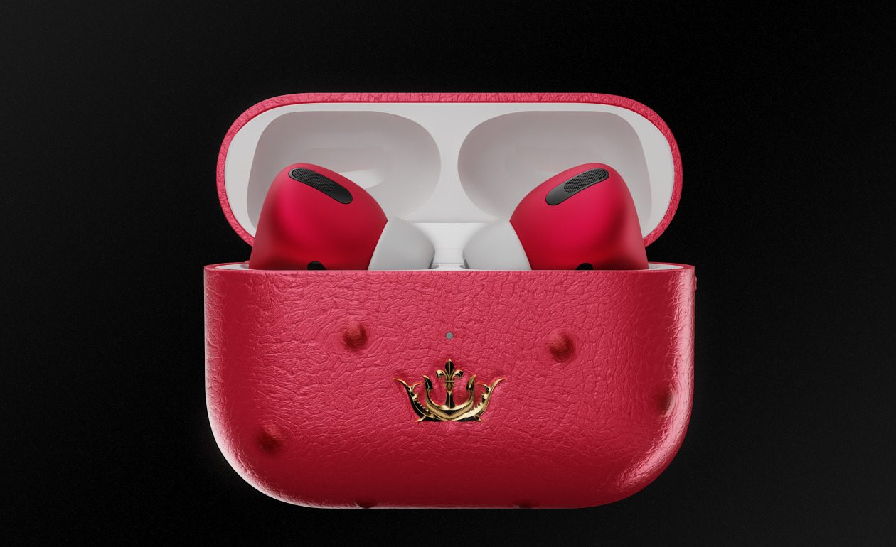 Auriculares Airpods rojos